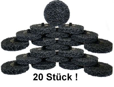 20x ROLOC CSD Gewebe-Schleifscheiben 50 x10 SiC GROB Reinigungs-Nylonkeks COARSE