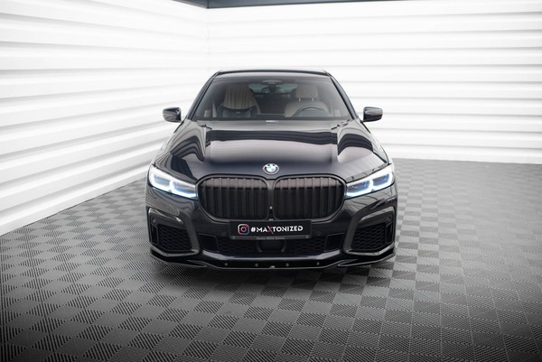 Maxton Design Frontlippe V.3 Passend FüR Bmw 7 M-Paket G11 / G12 Fl Schwarz Hoch-image