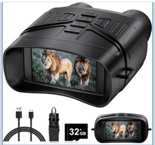 Night Vision Goggles - 4K Binoculars with 5000mAh Black