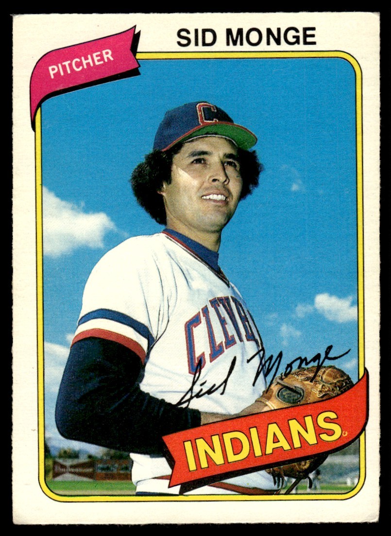1980 O-Pee-Chee Sid Monge Cleveland Indians #39