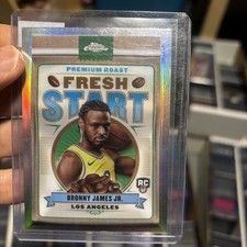 2024-25 Topps Chrome Bronny James Jr. Fresh Start SP - LA Lakers REFRACTOR