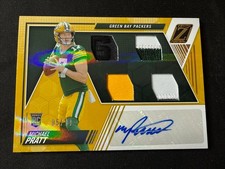 2024 ZENITH MICHAEL PRATT GOLD RPA ROOKIE QUAD PATCH LAUNDRY TAG AUTO /10 🔥 SSP