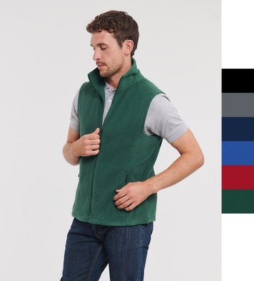 5er Pack Russell Europe Herren Fleeceweste XS-2XL Outdoor Fleece Bodywarmer NEW