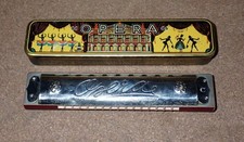 Vintage Opera Harmonica with Original Case