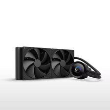 NZXT - Kraken Plus 280mm Radiator CPU Liquid Cooler 2 x 140mm F140P Fans wi...