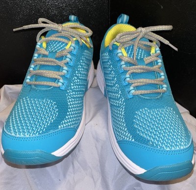 BioFit 610 Mens Walking Shoes White Blue Wide 2E Orthopedic Sneakers Size 10 orthofeet mens shoes 10.5 E | eBay main image 4