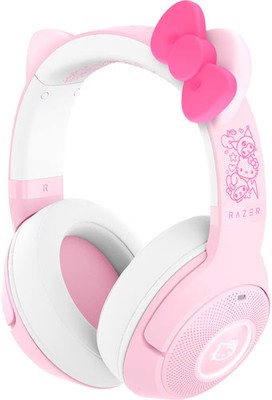 Razer - Kraken Kitty V2 Bluetooth Wireless Over-the-Ear Gaming Headset for PC...
