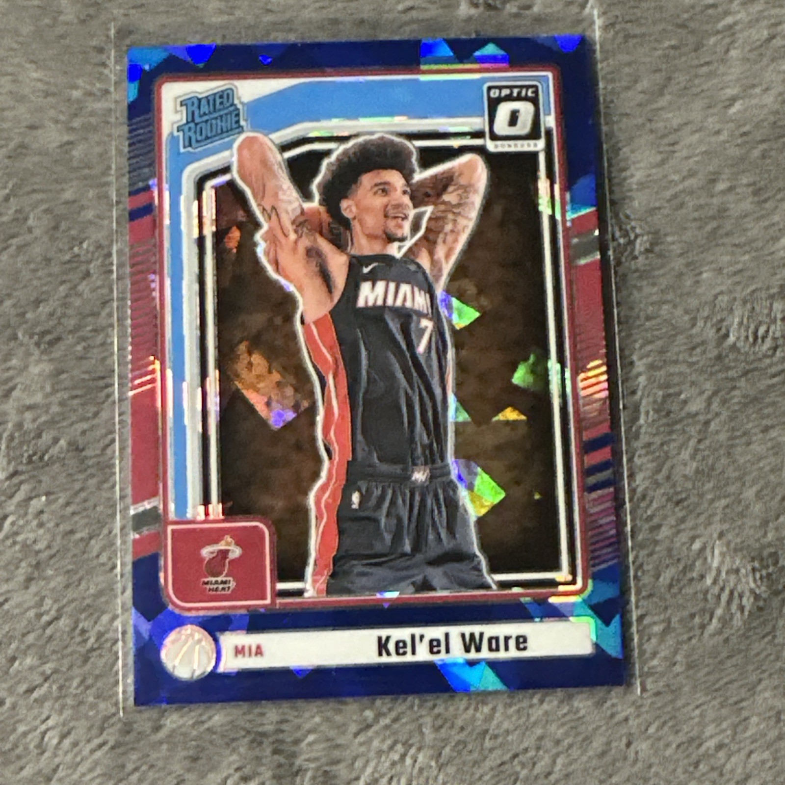 Kel'el Ware RC SSP, 2024-25 Donruss Optic Rated Rookies Preview Blue Ice #P-221