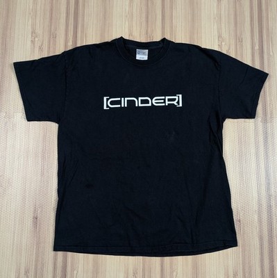 Vintage Y2K Cinder Band Large Nu Metal Rock Seether Creed Deftones T Shirt Rare 