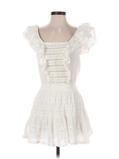 LoveShackFancy Women White Cocktail Dress S
