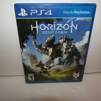 Horizon Zero Dawn Sony PlayStation 4 PS4 Video Game (Stained, Wrinkled Artwork)
