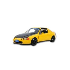 Ottomobile 1:18 Honda Civic Del Sol Spoon Phoenix Yellow 1996 OT1154 Model Car