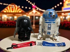 Tokyo Disney Resort Star Wars R2-D2 & Darth Vader Popcorn Bucket Japan Limited