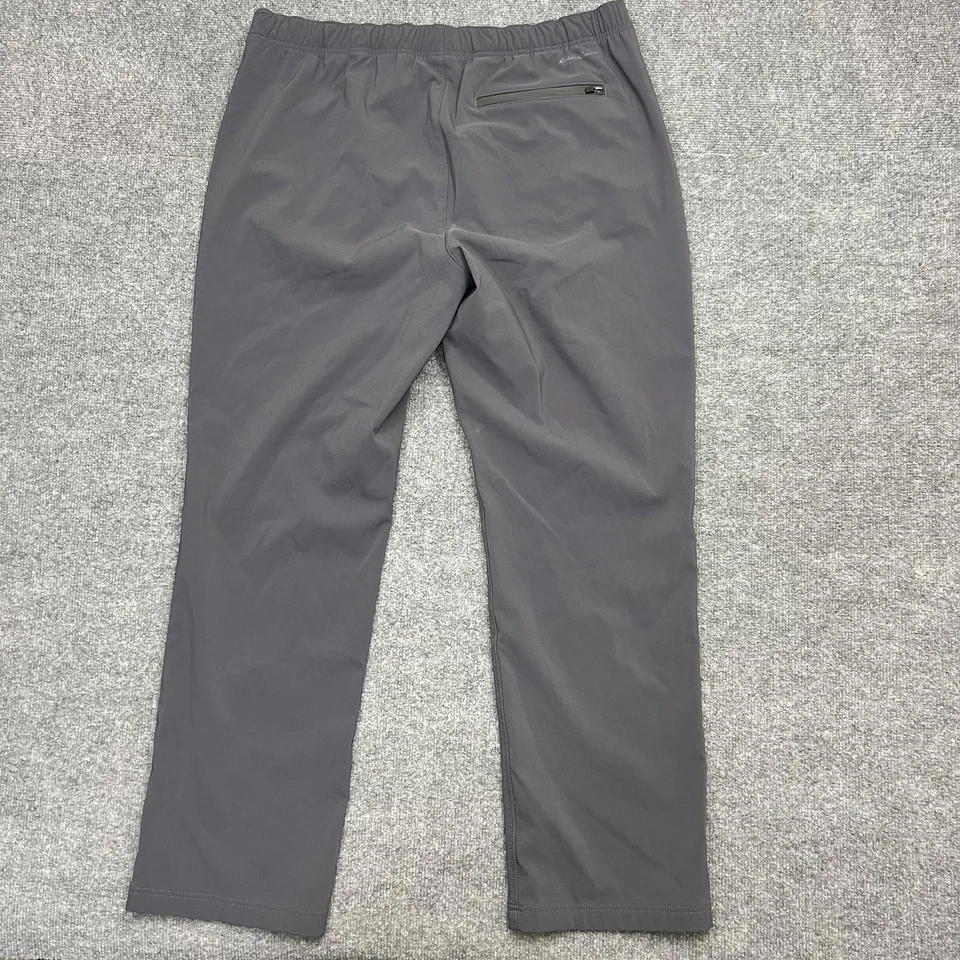 Calça Eddie Bauer feminina XL cinza forrada de lã elástica caminhada ao ar livre - Imagem 3 de 4