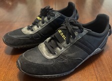 Diesel Futuro Men  s Sneakers Black Yellow Low Top Retro Casual Shoes Sze 11 Rare