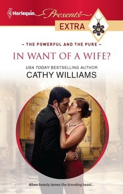 In Want of a Wife? by Williams, Cathy, Good Book