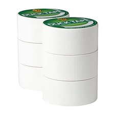 Duck Brand Color Duct Tape, 6-Roll, White 1265015 C 
