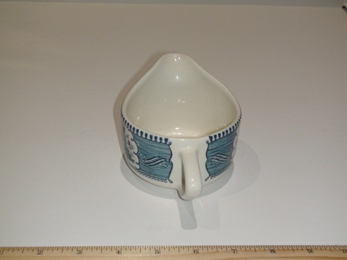 Vintage Currier & Ives The Express Train Creamer / Syrup / Gravy - Picture 2 of 8