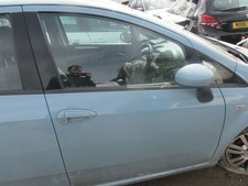 2013 FIAT PUNTO EVO GENUINE OS DRIVERS FRONT BARE DOOR IN LIGHT BLUE