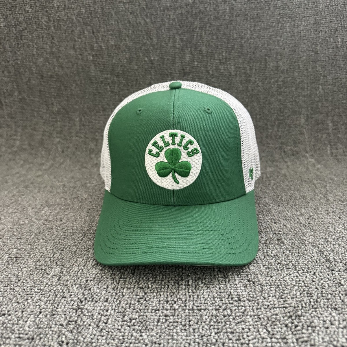 '47 Brand Boston Celtics Trucker Snapback Green White OSFA Retro NBA Hat