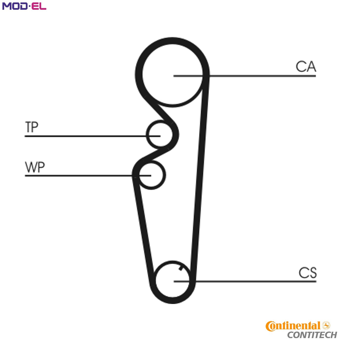 TIMING BELT CT878 FOR FIAT LANCIA 182A3.000/A5.000 1.4L 4cyl BRAVA 1.4L 4cyl Y