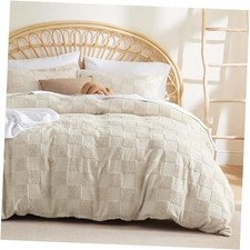 Boho Kids Abstract Queen 90" x 90" 02 - Beige - Checkered No Comforter 