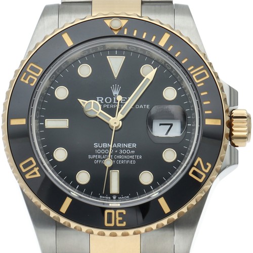 ROLEX Submariner Date Watch 126613LN K18YG/Stainless Steel men...