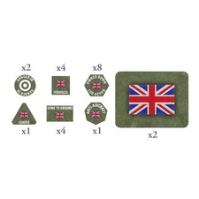 Flames of War BR909 British Early War Tokens  Objectives