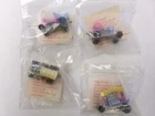 4 VINTAGE 1972 HOT WHEELS ZOWEES (SHELL PROMO)...BABY BUGGY, GOOD KNIGHT & MORE