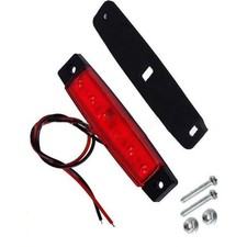 12V 6 LED Motorcycle Rear Light Rain Light Rear Indicator Fit Car Van Truck UK