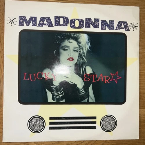 Madonna - Lucky Star (U.S. Mix) 12” Picture Sleeve VG+/VG+