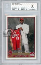 LeBron James 2003-04 Topps Rookie Card #221 BGS 8