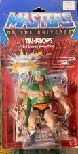 MOTU TRI KLOPS Original Vintage He-Man MOC 12 BACK MALAYSIA