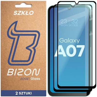 2x Schutzglas für Galaxy A07 4G/5G Bizon Displayschutzglas Hartglas Handyglas