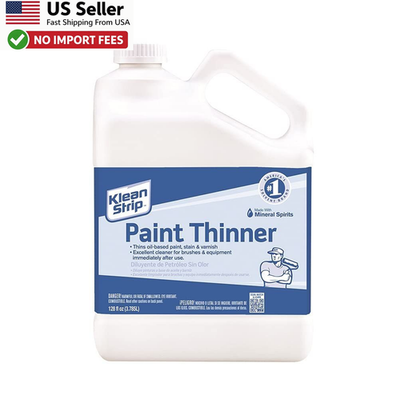 #ad WM BARR Klean Strip Paint Thinner 1 Gallon Mineral Spirits Cleaner FROM USA $41.88