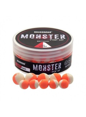 Haldorado Monster Pop Up Method 9/11mm Hot Mango Popups Karpfenköder