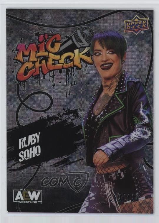 2023 AEW All Elite Wrestling Mic Check Silver Foil 189/199 Ruby Soho #MC-2 08s2