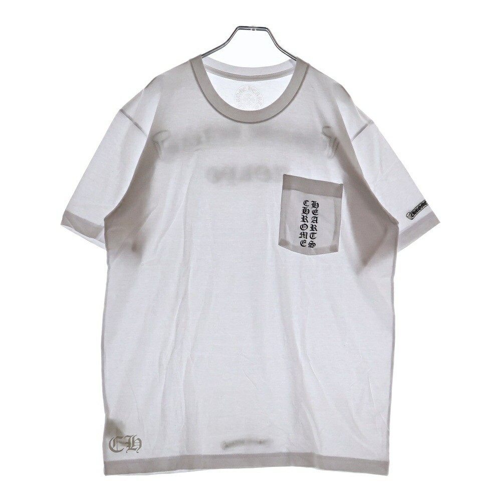 トップス CHROME HEARTS TOKYO SCROLLTSHIRT WHITEXL Chrome Hearts Tokyo Exclusive Scroll Label Logo Short Sleeve