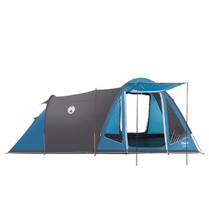 Coleman 2212434 Waterfall 5 Hybrid Tent 5 Person 2 Room Blue Black Tunnel Dome