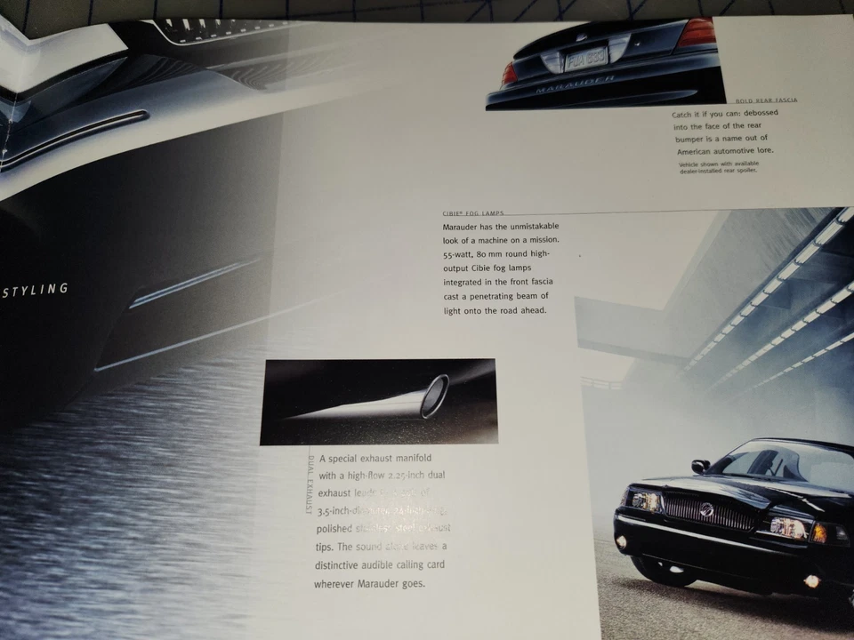 Folleto Mercury Marauder 2003 original Foto 4 de 4