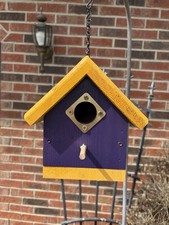   Simply  Bird House Lilac All Natural Cedar.