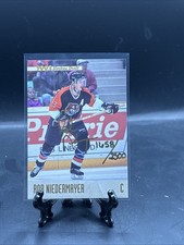 1993-94 Classic Draft Rob Niedermayer  Rookie On Card Gold Ink Auto #1658/2500