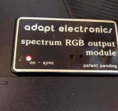 Ultra RARE Vintage 1985 Adapt Electronics Spectrum RGB Output Module ZX Spectrum