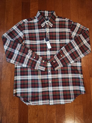 *NWT* Polo Ralph Lauren Classic-Fit Plaid Oxford Shirt - Size L