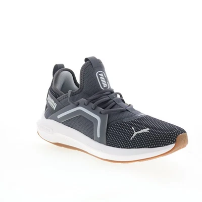 Puma Softride Enzo 5 Premium baskets pour hommes en toile gris - Photo 1/4