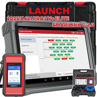 LAUNCH X431 PRO3S+ ELITE PRO 5 PAD 5 Auto OBD2 Diagnosegerät J2534 ECU Codierung