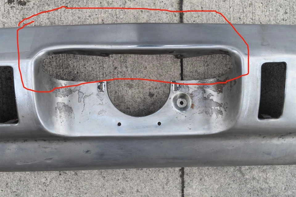 1970 年 Oldsmobile Cutlass 后背保险杠芯 F85 442 — 第 3/4 张图片