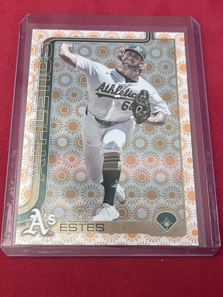 その他 topps series2 2025 2025 Topps Series 2 Sun Parallel Athletics Joey Estes | eBay