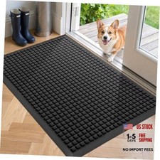 Front Door Mat Outside Entrance, Heavy Duty Waterproof Doormat