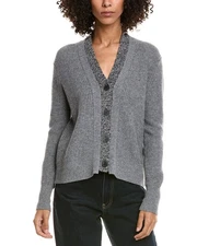 Incashmere Marled Yarn Wool & Cashmere-Blend Cardigan Women's